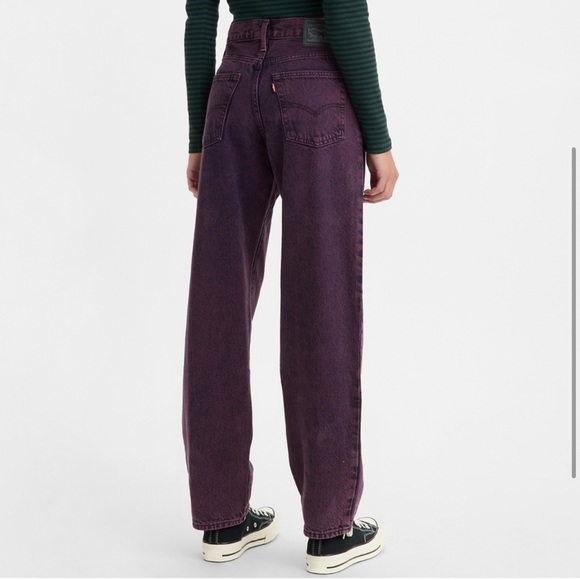 Levi's® Premium 501® ‘90S Women’s Colored Denim Jeans in Chroma Acid Purple - Picture 7 of 7